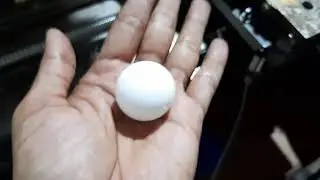 Teflon Ball Manufacturing on CNC Mini Turning