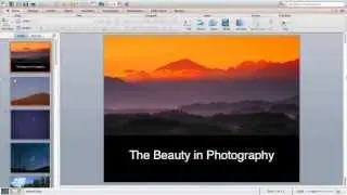 Add Audio that plays through your entire presentation