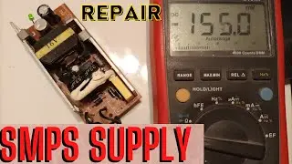 SMPS supply repair. Laptop charger maintenance. Dead power supply to life. Diode transistor MOSFET