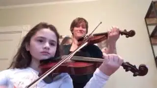 Jingle Bells violin 2 practice