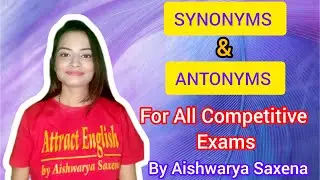Synonyms and Antonyms in English #attractenglish #vocabulary #synonyms #antonyms