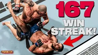 The #2 Player with a 167 Game WIN STREAK made the MISTAKE of playing ME in UFC 5!
