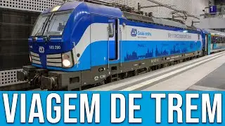 Viajando de Trem Entre Berlim/Alemanha e Praga/Tchéquia