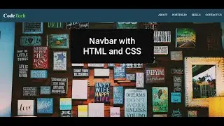 Cool Navbar by Using only HTML and CSS