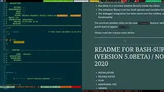 Bash Support Plugin In VIM 2022_07_04_15:41:42