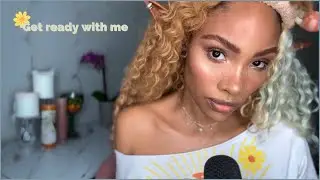 🧚🏽‍♀️ ASMR for Calming and Relaxation |💄GRWM | Whispering with Fast Tapping 🥱😴