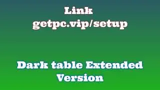 🔸Dark table👍 HOW TO INSTALL 💻PC/LAPTOP [TUTORIAL 2024 no charge⚾]