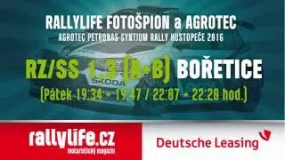 XII. AGROTEC PETRONAS Syntium rally Hustopeče RZ 1, 3 Bořetice