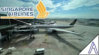 Singapore Airlines Airbus A350-900 arriving at KLIA