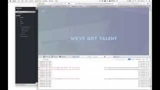 Web development time lapse