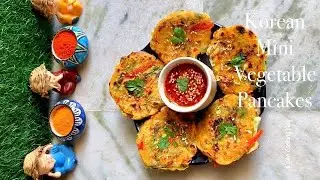Korean Mini Vegetable Pancakes 🥞