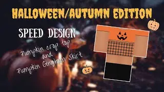 ROBLOX Speed Design | Pumpkin Top and Gingham Skirt