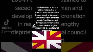 What is the Principality of Wy? #facts #funfacts #micronation #australia #earth