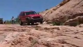 Jeep Liberty on the Hole in the Rock trail .. Vid #4 Entrance to the Chute