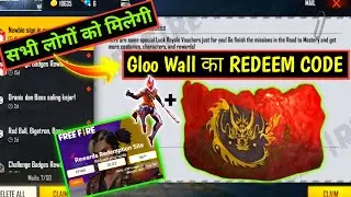 Gloo Wall Redeem Code | FREE FIRE REDEEM CODE | World Series Redeem Code