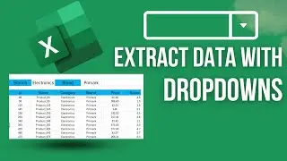 Drop Down Data Selection In Excel