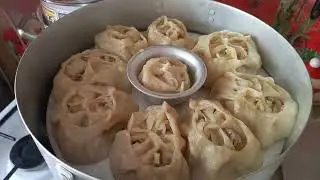 Жизнь на селе / Что на завтрак ? / Борьба со снегом у деда, а я стряпаю манты