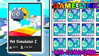 NEW PET SIMULATOR Z 🔥YEET A PET UPDATE 🔥 +Gamelink