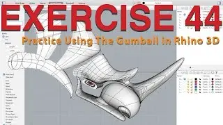 Practice With the Gumball Tool in Rhino 3D