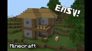 Minecraft (PC, PE, XBOX, NINTENDO ) - Simple and Easy House Tutorial