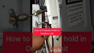 Outdoor To Outdoor Pressure Hold ll Gas Leak in Outdoor Unit ll How To Pressure Hold in Outdoor Unit