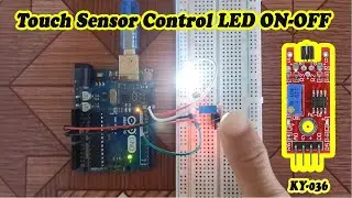 KY-036 Metal Touch Sensor Control LED Light with Arduino