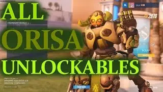 All Orisa Unlockables | Overwatch