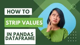 How to strip or remove values in pandas DataFrame using strip function