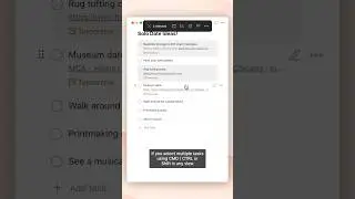 Quick tip!💡Save time and edit multiple tasks using multi select!