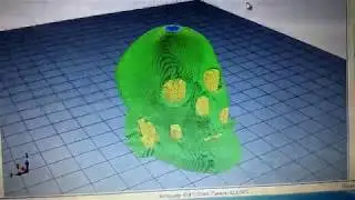Печатаем Череп пластиком Watson!