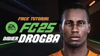 EA FC 25 | How to create Didier Drogba in Career Mode? Face Tutorial