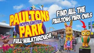 Paultons Park Hoppy Easter Event Full Walkthrough (April 2023) [4K]