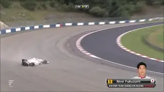 Super Formula Okayama: Fukuzumi spins off