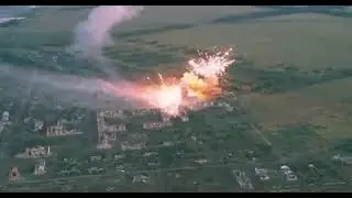 Террористические войска рф обстреливают Пески из ТОС-1А «Сонцепек» термобарическими боєприпасами