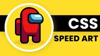 Among Speed Art With CSS