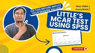 Little's MCAR Test using SPSS
