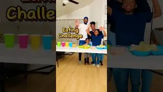 EATING CHALLENGE -New meaning to all you can eat 🤣 #subscribe  #familytime #familyfun #challenges