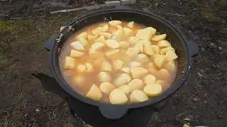 КАРТОФЕЛЬ ТУШЕНЫЙ С ОВОЩАМИ В КАЗЕНЕ.