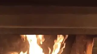 У камина на даче
