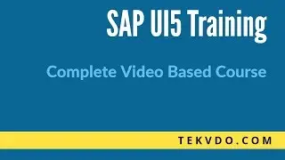 SAP UI5 Web IDE Deep Dive - SAPUI5 Training - Complete Course