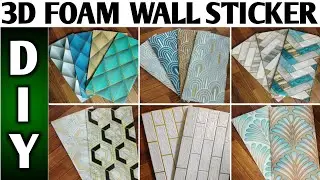 3D foam wall sticker sheet new design | 3d self adhesive foaming sheet price in pakistan