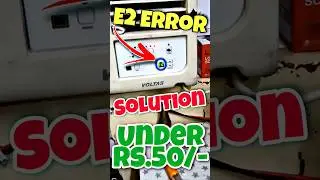 E2 Error Code In Window AC😯100%✌️Solution In Just Two Minutes😍