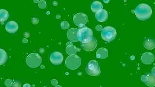 Soap Bubbles - Copyright Free Green Screen Background
