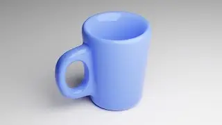 Чашка кофе в Blender