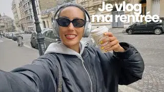 Parisienne à nouveau, je vlog ma rentrée