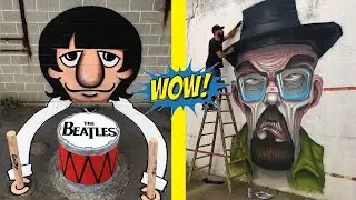Amazing Urban Canvas: Funny and Creative Street Art around the World 2023