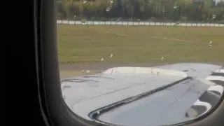 Ту-154 взлет из Минска (Полет ради полета 2016)