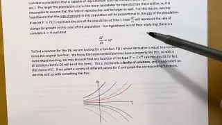 9.1 - Modeling with Differential Equations (Part 1)