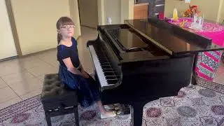 Bach: Gigue from Partita No. 1, BWV 825 - Sophia (age 9)