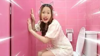 Terjebak di Toilet Pink! [Toilet 8]